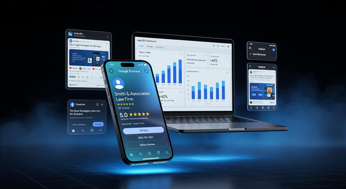 SEO dashboard for lawyers